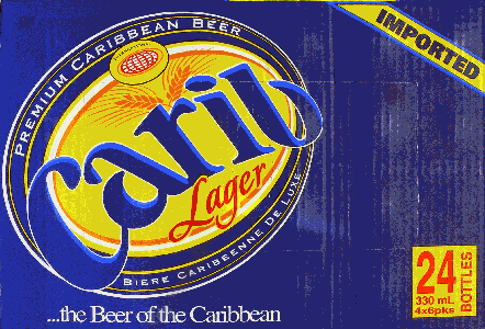 The Imported Carib Lager Beer